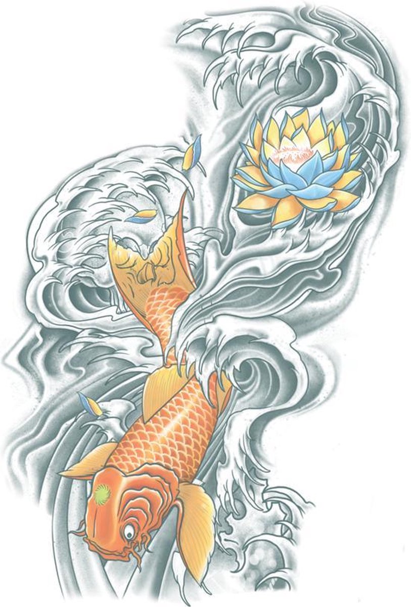 X-tra Large Tattoo FX - Koi