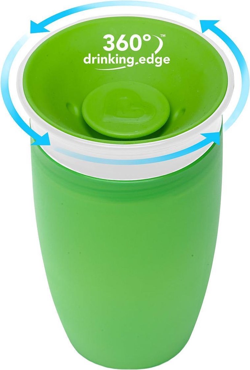 Munchkin Miracle 360 sippy cup Drinkbeker - green
