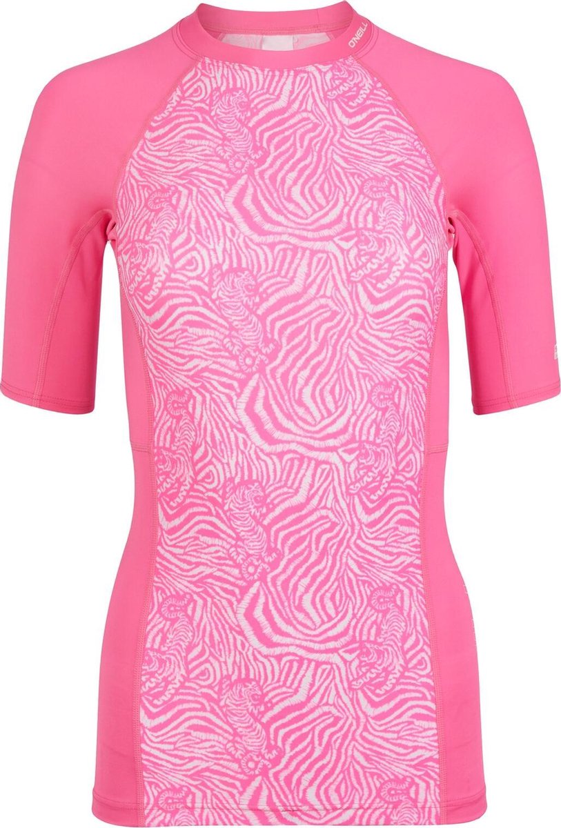 O'Neill - UV Zwemshirt voor dames - Anglet - Roze AOP - maat M