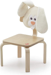Sevi Kinderstoel Konijn 33 X 46 Cm Hout Blank/wit