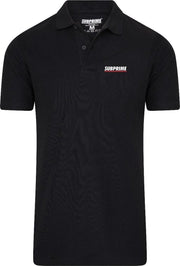 Subprime - Heren Polo SS Polo Stripe Black - Zwart - Maat XXL