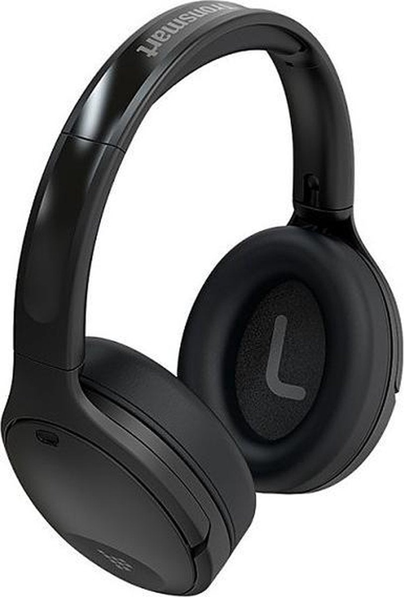 Tronsmart Apollo Q10 - over-ear koptelefoon met ANC Active Noise Cancelling tot 35 db - Draadloze Bluetooth Headphones - 40mm Audio Driver - 100 Uren speeltijd - 5 Mics - Diepe Bass - Instelbare lengte - Reizen Thuisgebruik Kantoor - Zwart