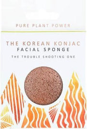 Konjac spons The Elements Fire with Purifying Volcanic Scoria