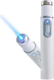 HMerch™ Acne Laser Pen - Acne verzorging - Blauw Licht Therapie Pen - Anti Acne - Lichttherapie - Puistjes verwijderen - Tegen puistjes - Lichttherapie acne - Puisten Verwijderaar - Puisten therapie - Wit