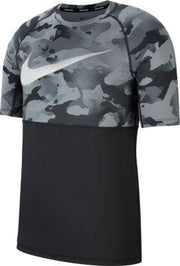 Nike S/S Slim Camo Sportshirt Heren - Maat S