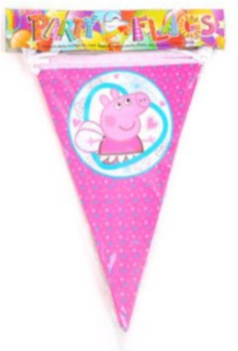 PEPPA-PIG-2.8M-LANG-SLINGER-PLASTIC-TIJDELIJK 1+1 GRATIS