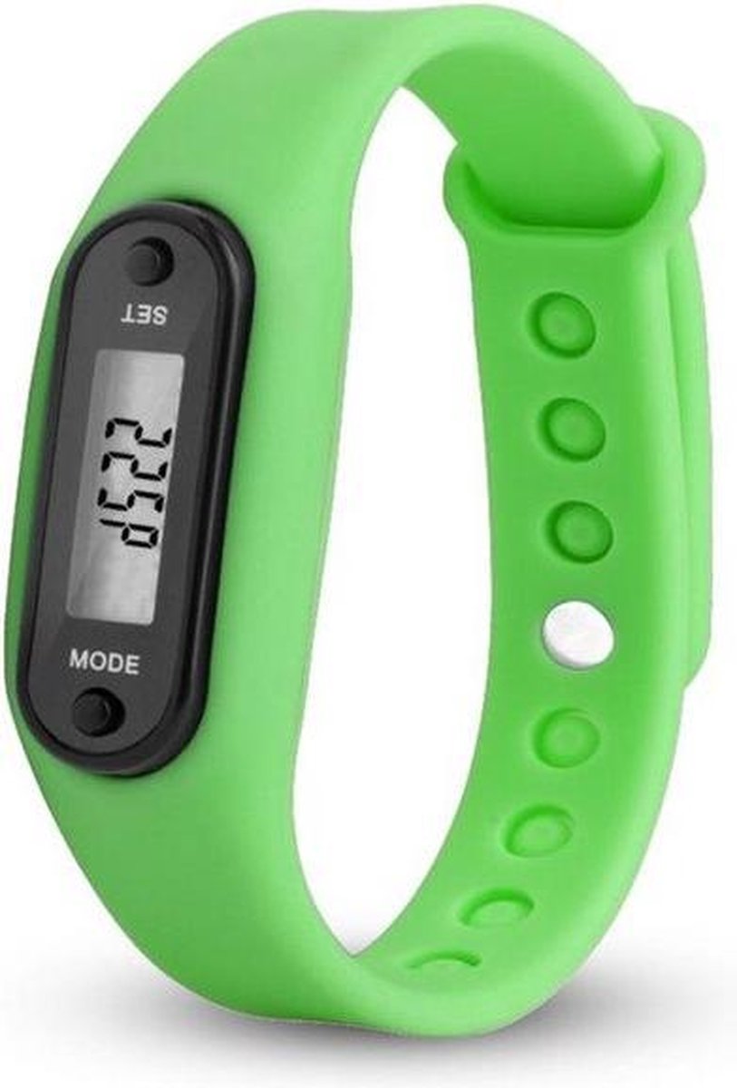 Stappenteller • Horloge • Digitaal • Digitale • LCD • Calorie • Loopafstand • Teller • Pedometer • Compact • Comfortabel • Zwart • Wit • lichtblauw • Oranje • Licht Roze • Donkerblauw • Rood • Paars • Geel • Lichtgroen • Turqouise • Cyaan