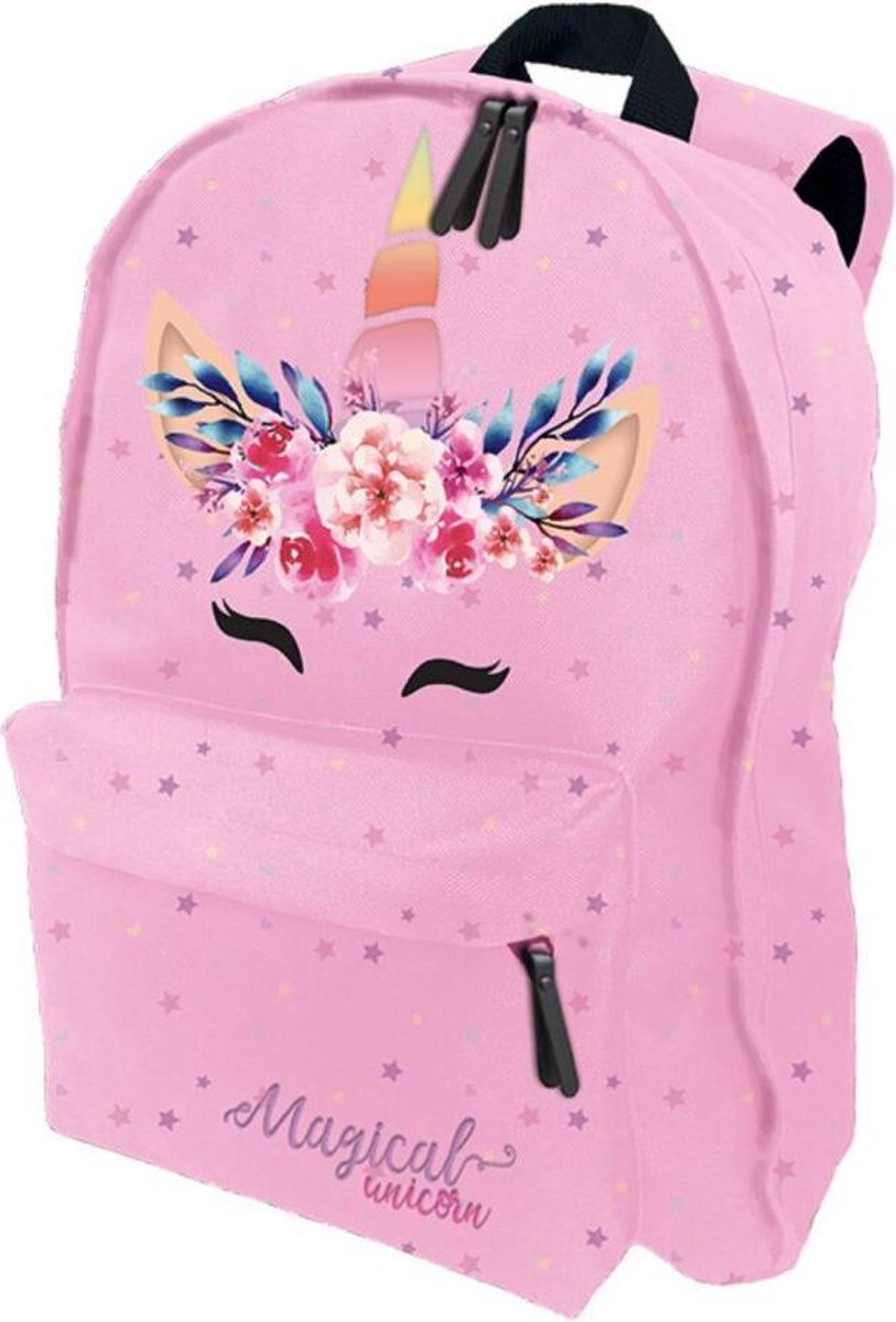Eenhoorn Rugtas 31x43x20 cm Roze