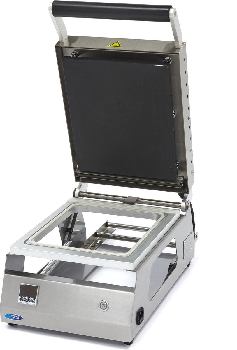 Tray Sealer Machine Small 325 x 265 mm - excl. Mal - 6 tot 8 trays per minuut -  RVS - Tray Sealer / Sealapparaat / Topsealmachine - Maxima