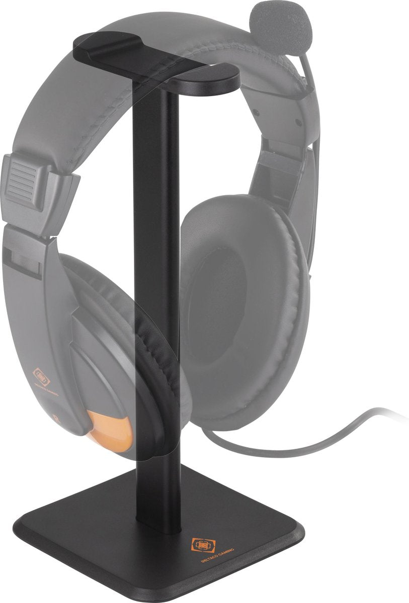 DELTACO GAMING GAM-071 Universele koptelefoon houder - Aluminium - Antislip - Zwart