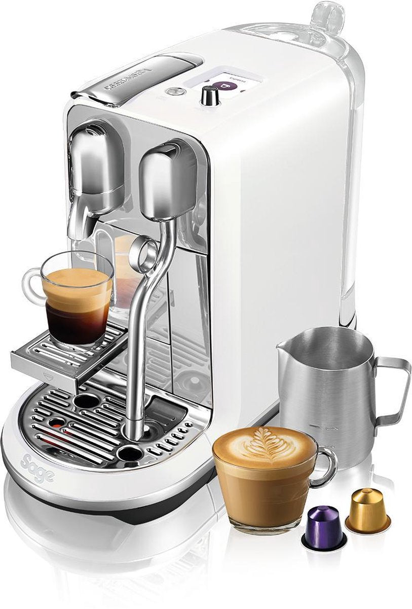 Nespresso Sage Creatista Plus SNE800SST2ENL1 Sea Salt- Koffiecupmachine - Wit