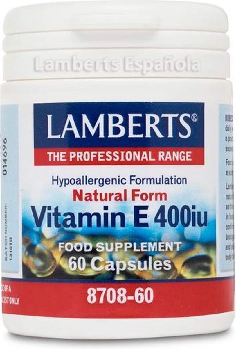 Vitamine E 400Ie Nat/L8708-60