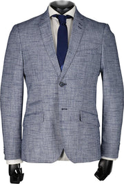 City Line By Nils Kostuum - Slim Fit - Blauw - 50