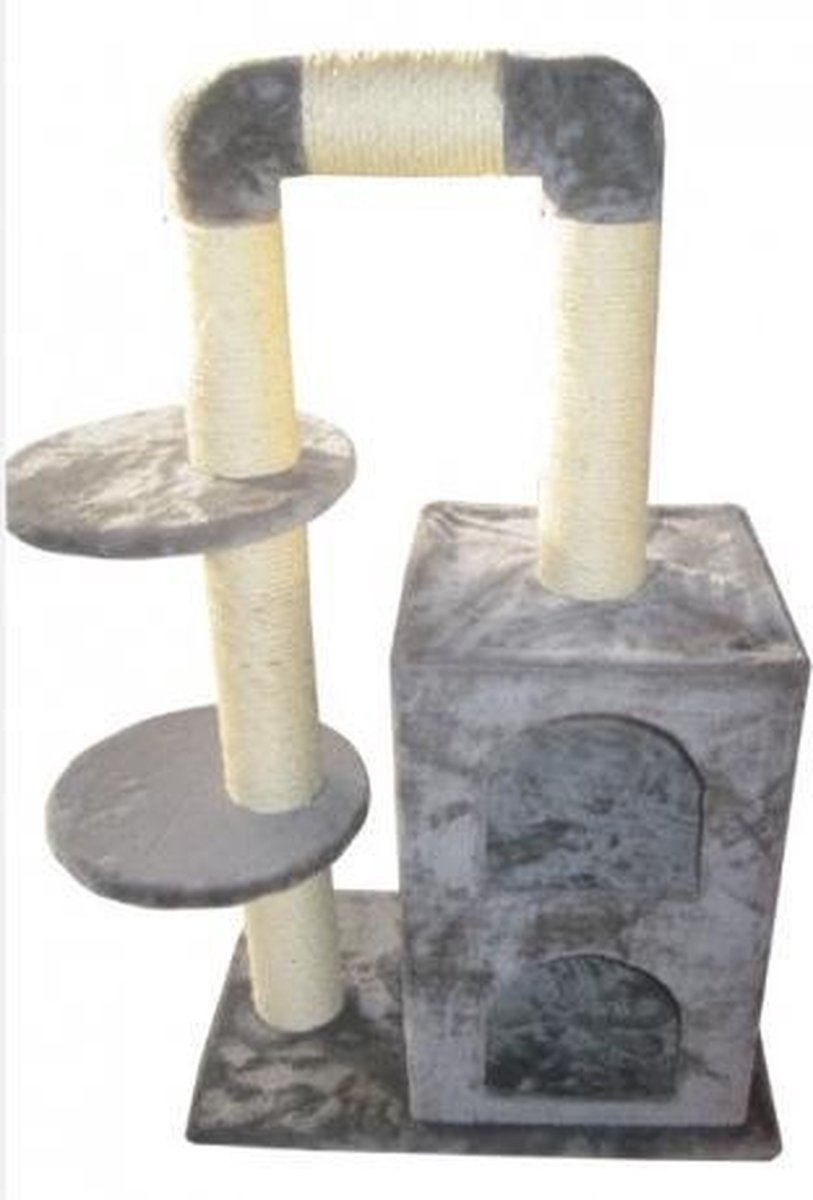 Topmast Krabpaal - Klimpaal - Indy - Grijs - 54 x 34 x 92 cm