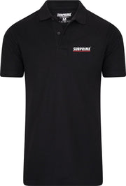 Subprime - Heren Polo SS Polo Stripe Black - Zwart - Maat XL
