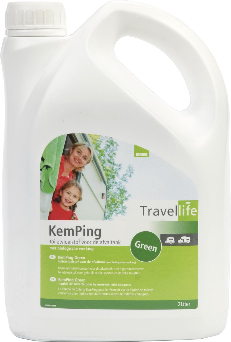 Travellife Kemping Toiletvloeistof Green - 2L