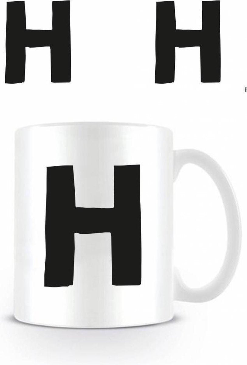 Alfabet mok letter H