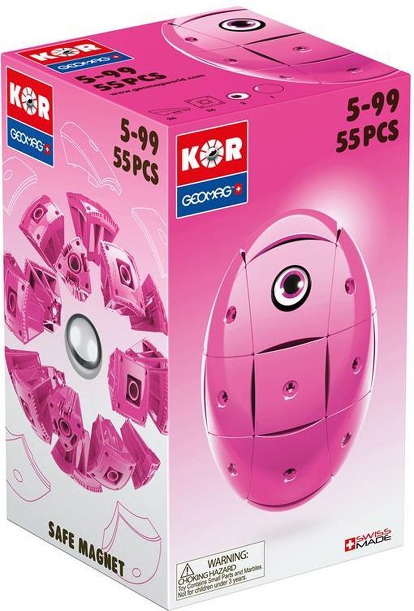 Geomag KOR 2.0 Pantone Pink 55 delig