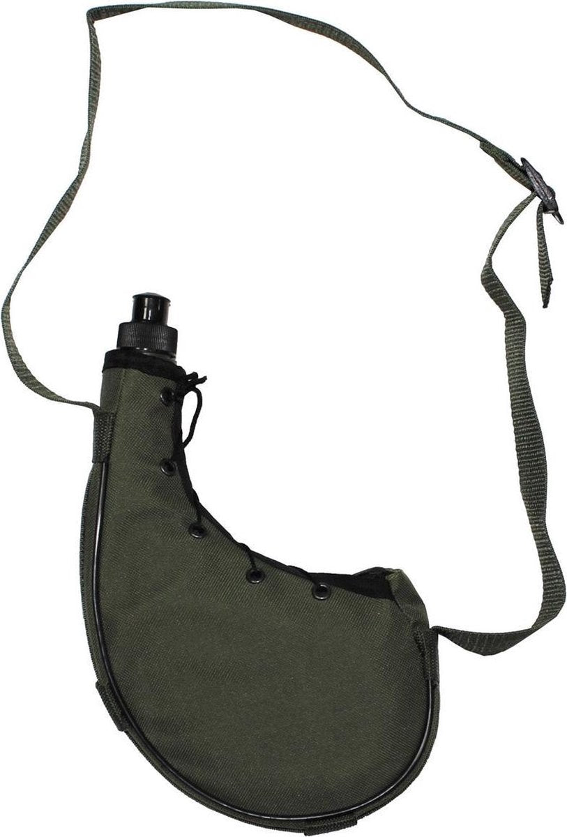 Veldfles 'Bota' olijf/legergroen plastic ca. 0 75 Liter