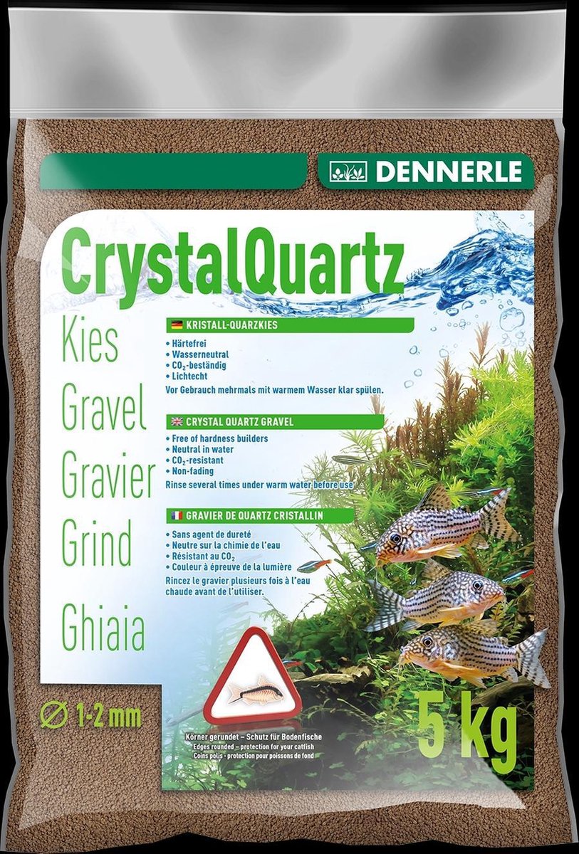 Dennerle Kristal Kwartsgrind Donkerbruin
