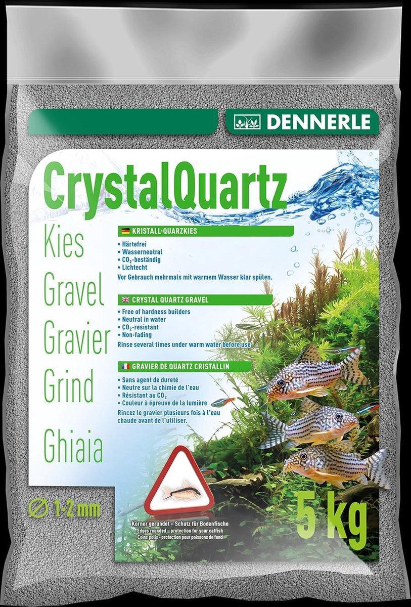Dennerle kwartsgrind leisteen grijs - Inhoud: 5 kilo