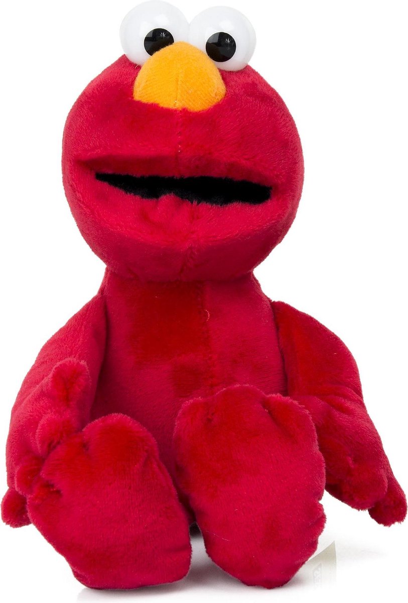 Pluche Sesamstraat Elmo knuffel 25 cm - Speelgoed - Pluche knuffels - Knuffelpop - Cartoon knuffels - Sesamstraat - Elmo knuffels