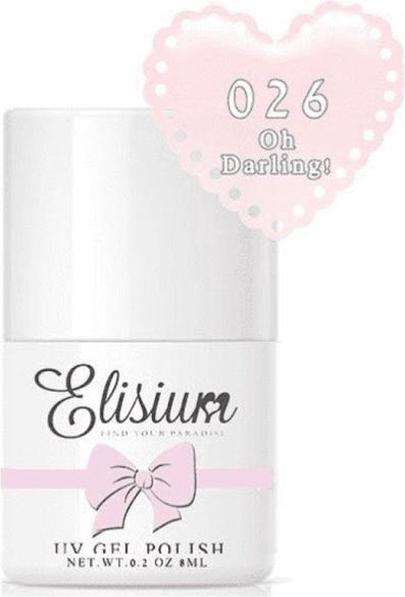 Elisium - Uv Gel Polish Hybrid Lacquer Is Hoof 026 Oh Darling 8Ml
