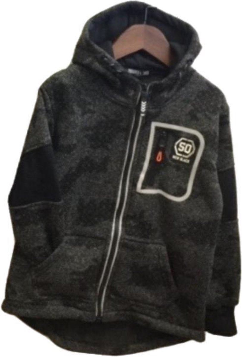 S&C Vest Squared en Cubed G016 zwart 122/128