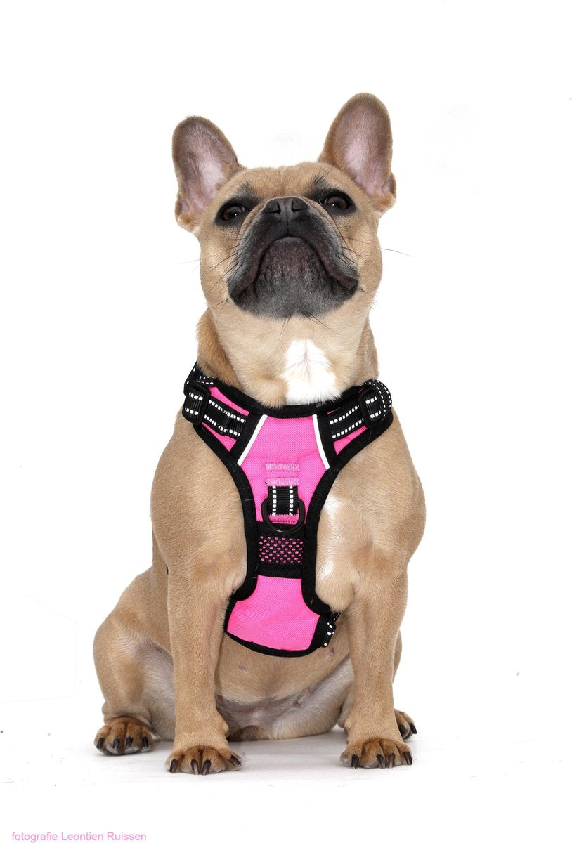 Frenkiez reflective no pull lockable harness