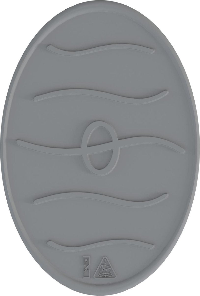 LaundrySpecialist® Veilige siliconen onderzetter voor strijkijzers - Grijs