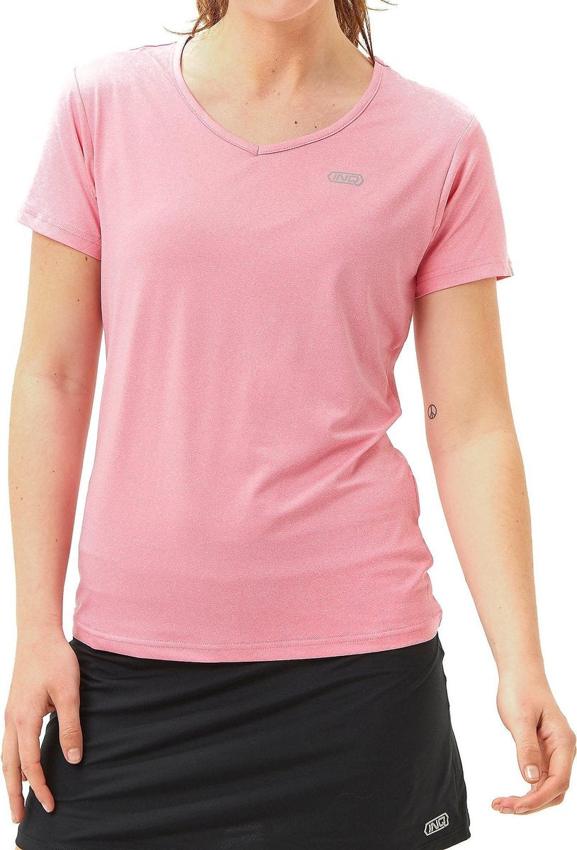 Inq Tempo V-Neck Tee Ss  Meln - Maat M