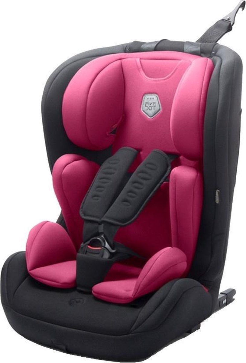 Babyauto Autostoeltje Quadro T Fix Iso-fix Groep 1-3 Roze/zwart