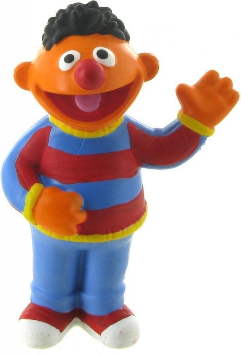 Sesamstraat Ernie taart topper decoratie 7 cm.