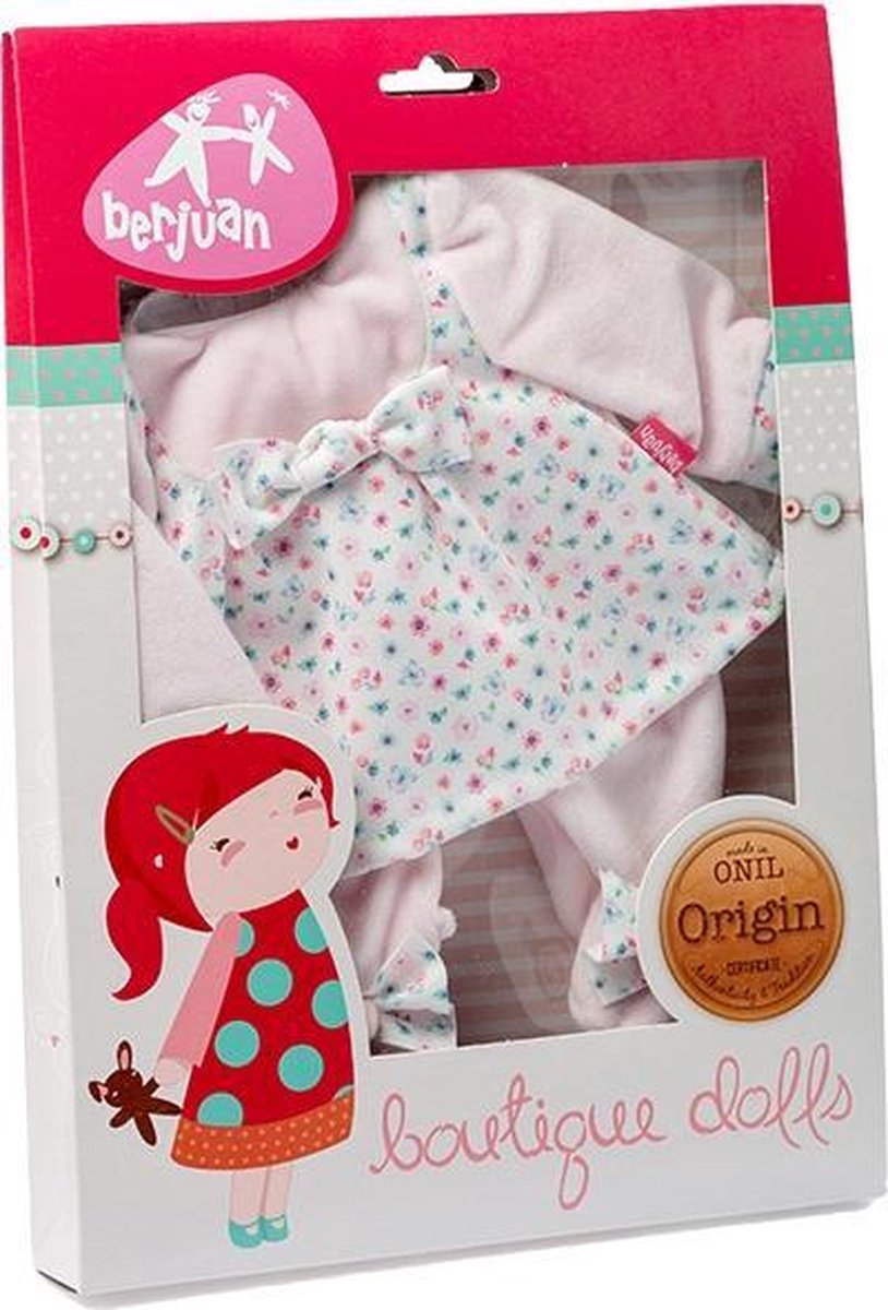 Berjuan Pop-accesoire Jurk Meisjes 38 Cm Textiel Wit