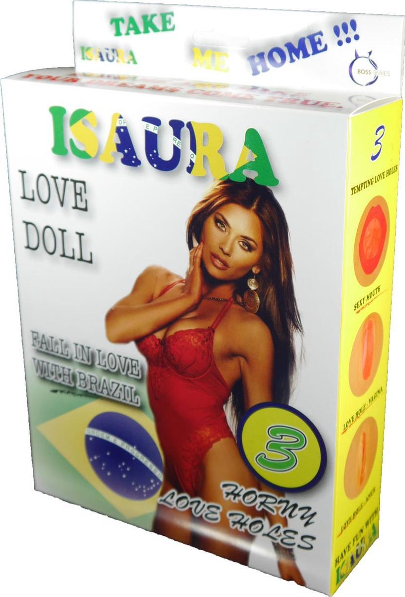 Bossoftoys - Isaura love doll - 150 cm - Drie gaten - Masturbator - Opblaaspop - 26-00014