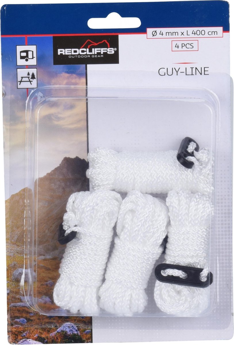 Redcliffs Scheerlijn 4m 4 Stuks Wit