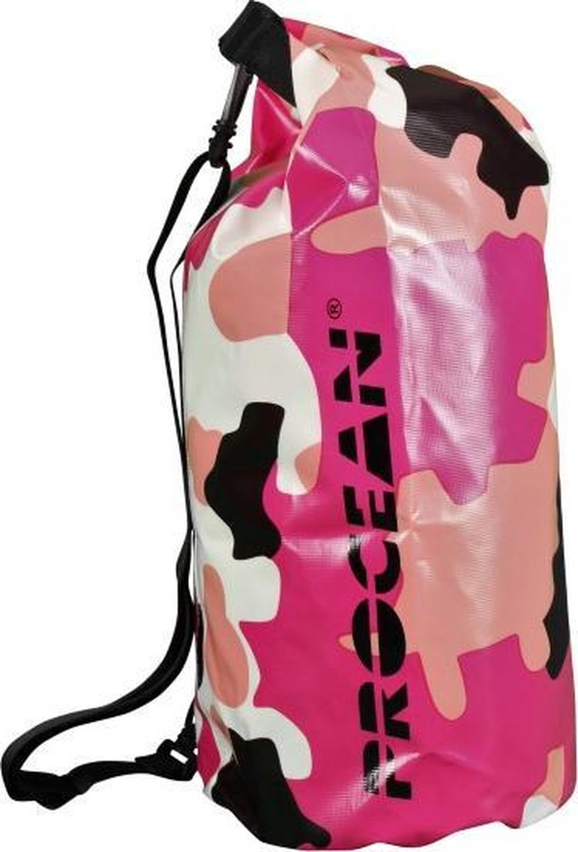 Droogtas 10 liter camou roze