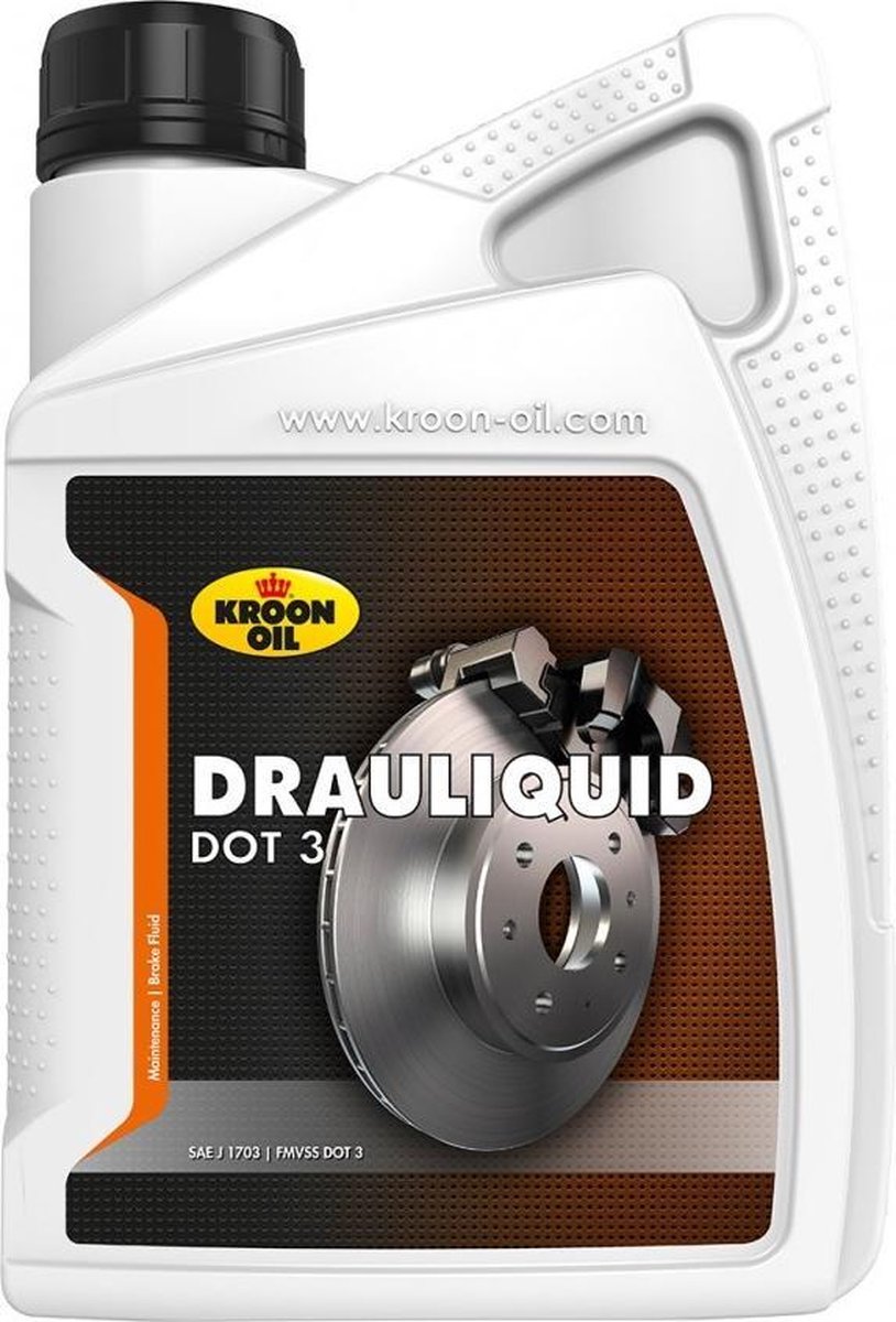 Kroon Oil Remvloeistof Drauliquid Dot3 1 Liter