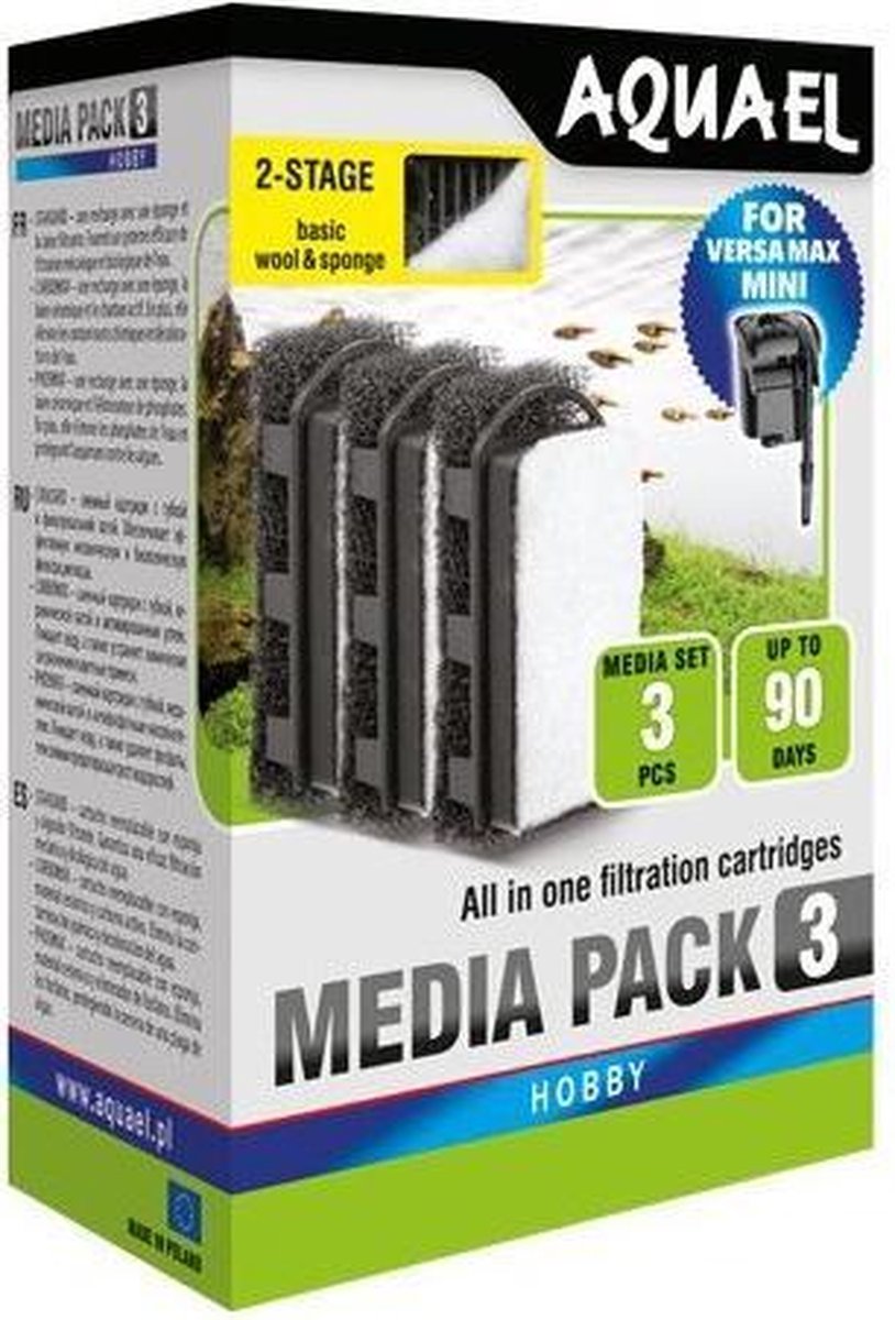 Aquael Filtercassette Versamax Mini - Type Carbomax