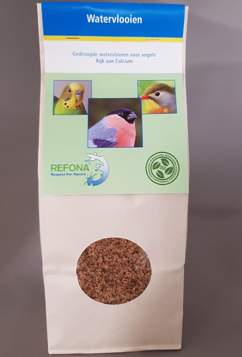 Biopack Watervlooien - Daphnia - 1 Liter - Geschikt als voer voor vogels