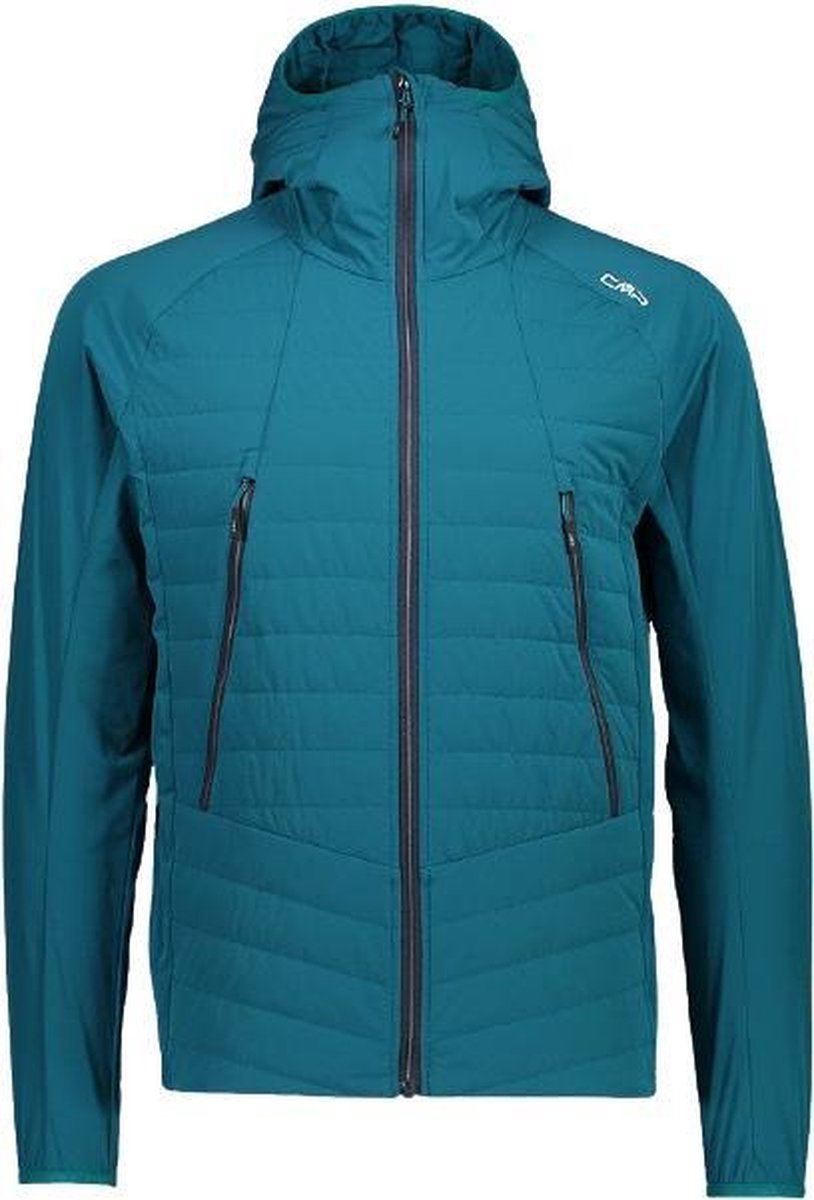Cmp Outdoorjas Softshell Heren Nylon/elastaan Turquoise Maat M