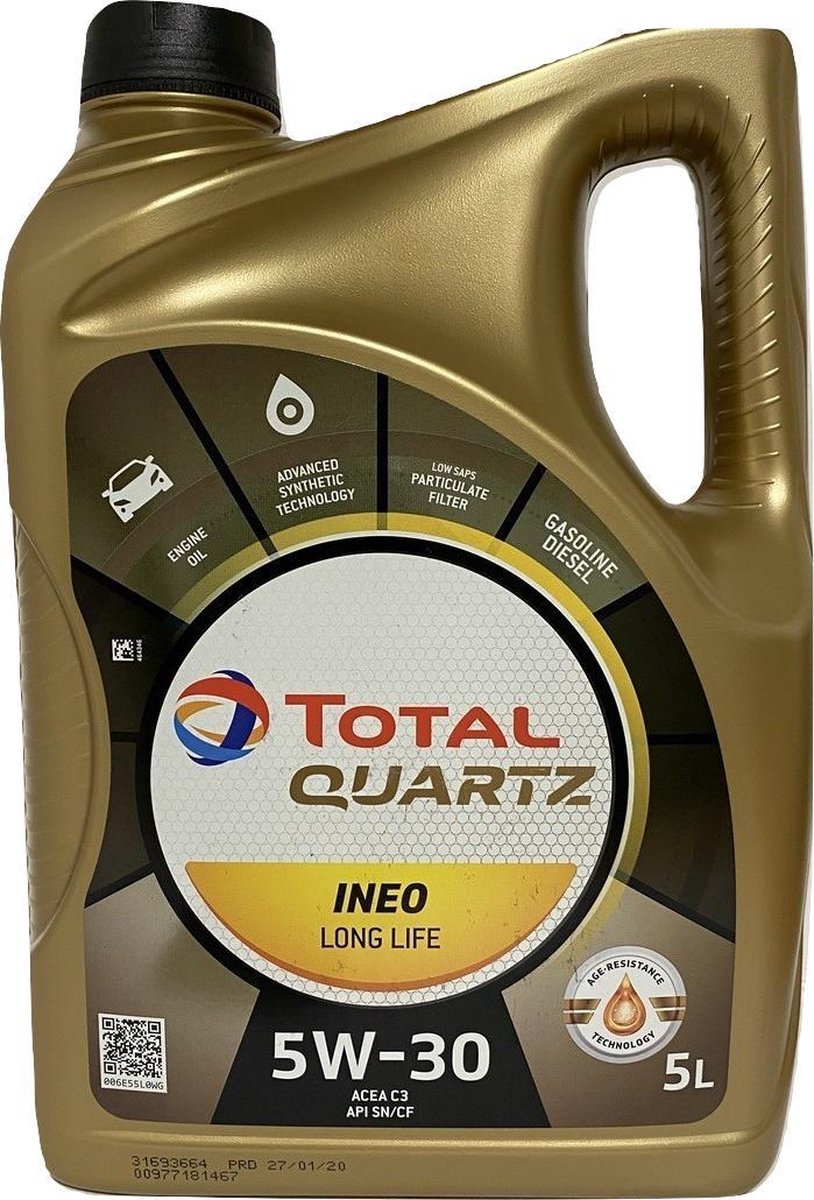 Total Quartz Ineo Longlife 5W30 - Motorolie - 5L