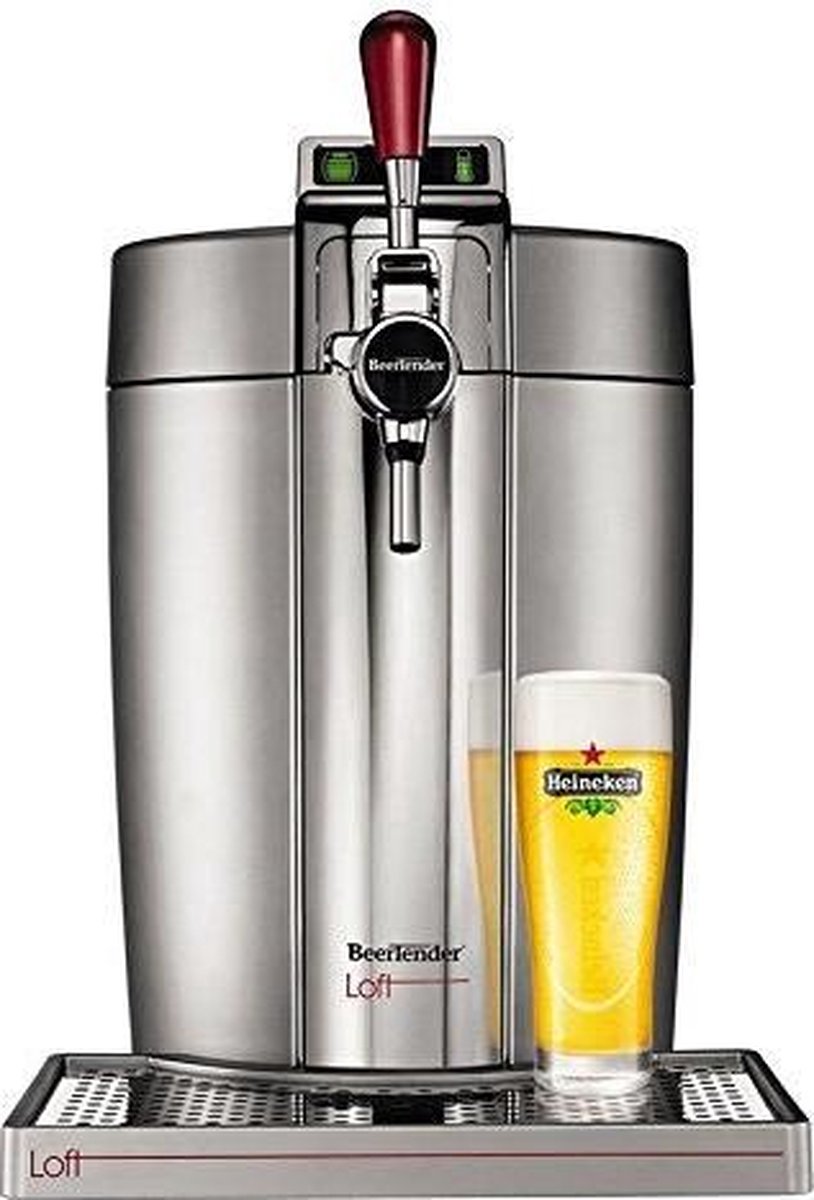 KRUPS bierbrouwer Beertender - VB700E00 - Compatibele 5L vaten - Chrome