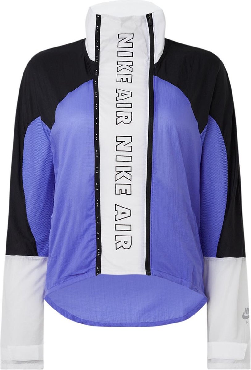 Nike Air hardloopjack met reflecterende logoprint en inzet van mesh - Maat XL