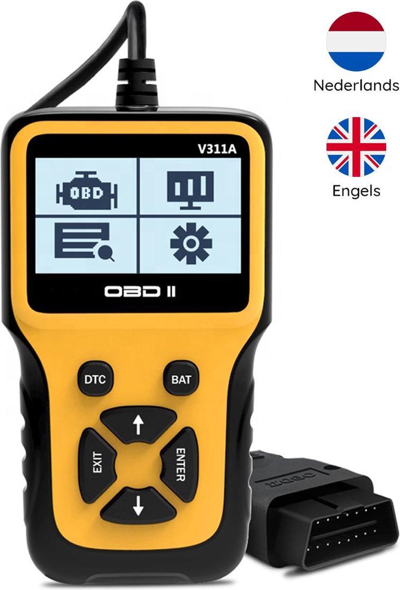 M-Iconic OBD2 scanner - Auto accessories - OBD2 - Uitleesapparaat - Diagnosecomputer - OBD - Diagnose auto - Nederlandstalig