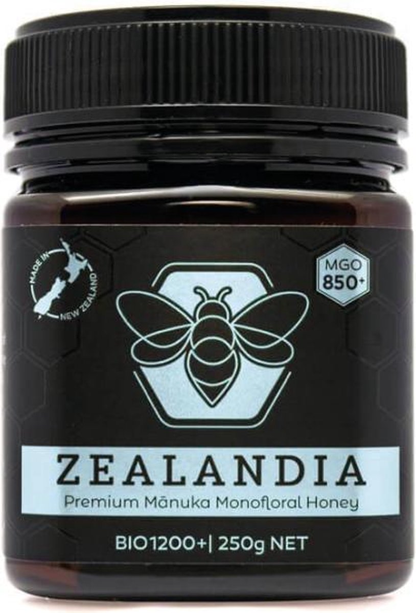 Zealandia premium manuka honing MGO 850+ 250g - Honing vloeibaar - Premium kwaliteit - 100% natuurlijk