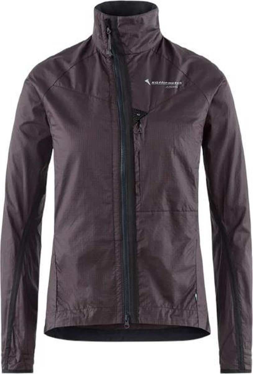 Klättermusen Outdoorjas Ansur Dames Katoen Bordeaux Mt Xl