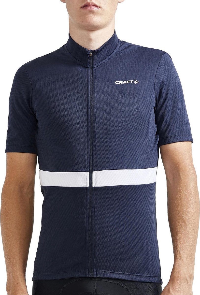Craft Craft Core  Fietsshirt - Maat XXL  - Mannen - donkerblauw/wit