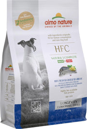 Almo Nature - Hond HFC Longevity brokken voor kleine honden - zeebaars en zeebrasem of varkensvlees - 1