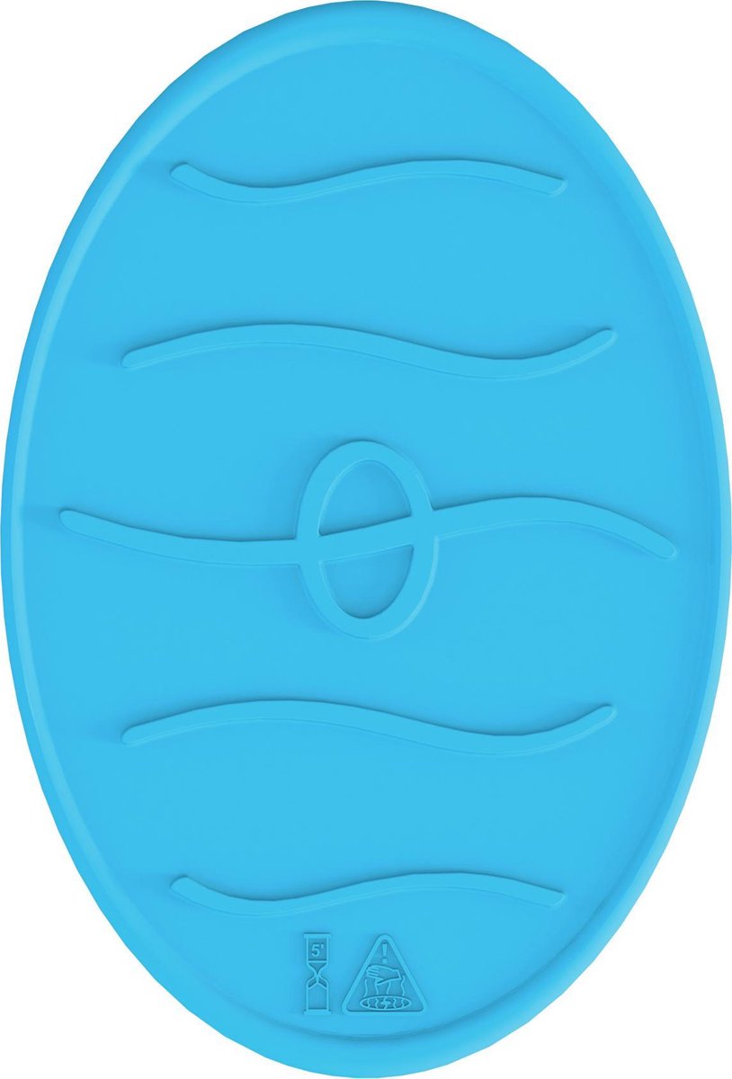LaundrySpecialist® Veilige siliconen onderzetter voor strijkijzers - Blauw